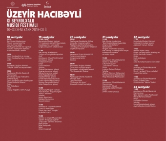  Üzeyir Hacıbəyli XI Beynəlxalq Musiqi Festivalı keçiriləcək