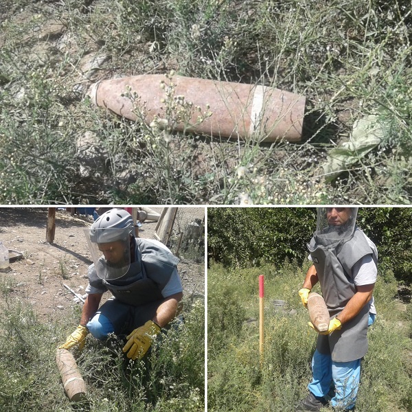 Füzulidə top mərmisi tapılıb