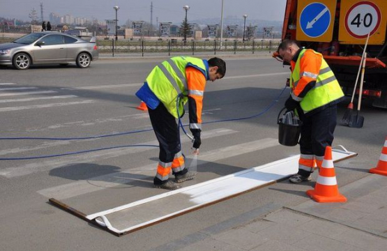 <span style="color:red;"> Diqqət!  Bu yollarda rənglənmə işləri aparılacaq  