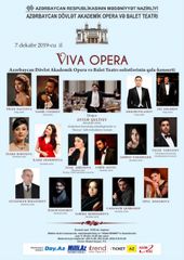 Opera və Balet Teatrında “Viva opera” adlı qala-konsert olacaq