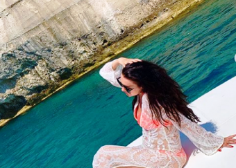 Rəqqasə Oksana Türkiyədə belə dincəlir - <span style="color:red;">FOTOLAR 