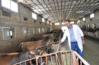 DBX rəisi peyvəndləmə işləri ilə tanış oldu