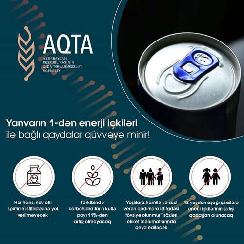 Enerji içkilərində etil spirtinin istifadəsinə QADAĞA
