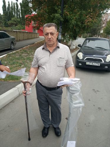 Bakıya gələ bilməyən əlillərin reabilitasiya vasitələri evlərinə aparılıb