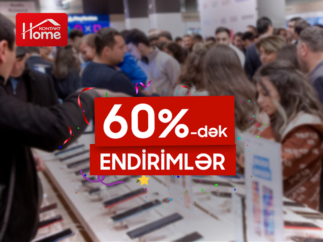 "Kontakt Home"dan əsl Black Friday endirimi – 60%-dək