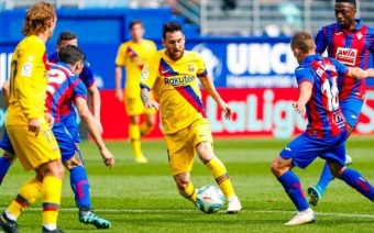 Messi, Suares və Qrizmann “Barselona”ya qələbə qazandırdı