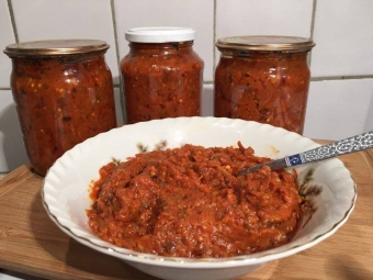 <span style="color:red;">Qış üçün badımcan konservi  - Usta öz sirlərini açır:<span style="color:red;"> Lent.az-ın mətbəxi 