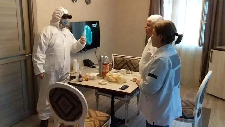 Xaçmazda karantində saxlanılanlar ziyarət edildi - FOTO