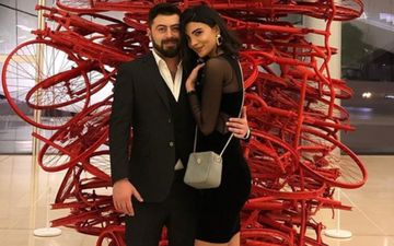 Boşanan reperimiz yeni nişanlısından yazdı: "İki günəşim var"