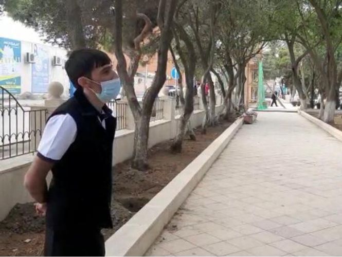 Parkda koronavirus xəstəsi saxlanıldı