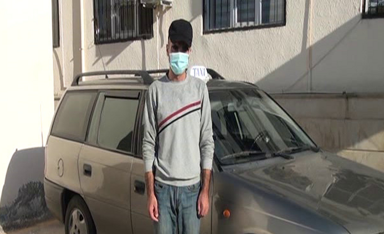 Narkotik çəkib taksi sürən şəxs saxlanıldı