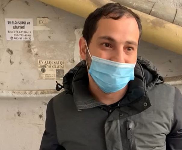 Aktiv COVID-19 xəstəsi Bakının mərkəzində belə tutuldu - VİDEO