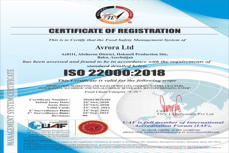 Avrora Qrup daha bir yeniliyə imza atıb