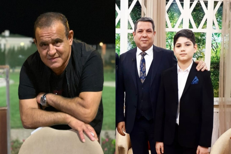 Müğənni Tacir Şahmalıoğlu, Əməkdar artist Təyyar Bayramov və oğlu Kənan