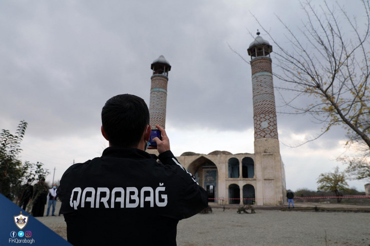 "Qarabağ" klubu Ağdamın Cümə məscidində