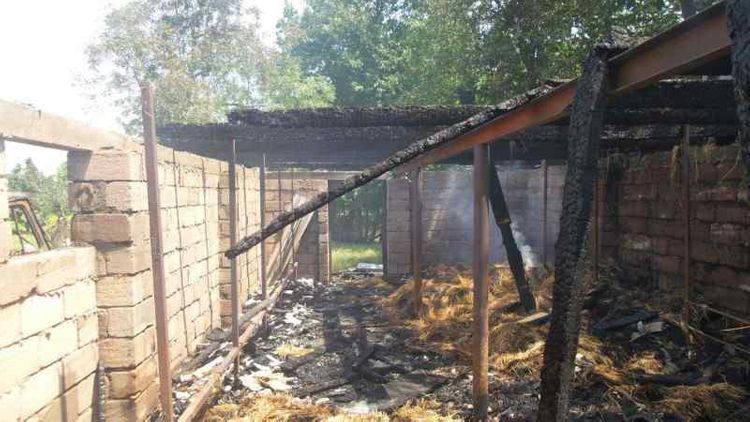 Kənddə tövlə yandı: xəsarət alan var