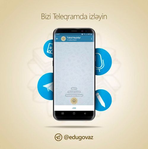 Nazirliyin “Telegram” kanalı fəaliyyətə başlayır - YENİLİK