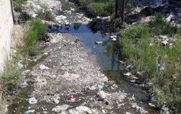 Şabranda RƏZALƏT: Dəvəçiçay zibil içində, ətraf üfunət iyi verir - FOTO