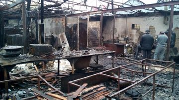 Siyəzəndə çörək sexi yandı