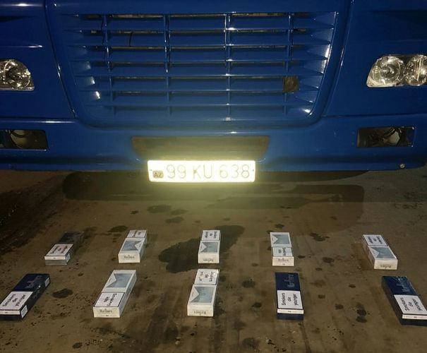 Külli miqdarda "Marlboro" Azərbaycana buraxılmadı - FOTO