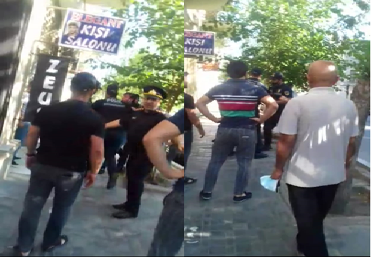 Bakıda polis oğlanla qızı küçədə döyüb? - RƏSMİ CAVAB