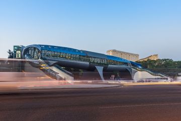 Lifti olan yerüstü keçid istifadəyə veriləcək - FOTOLENT