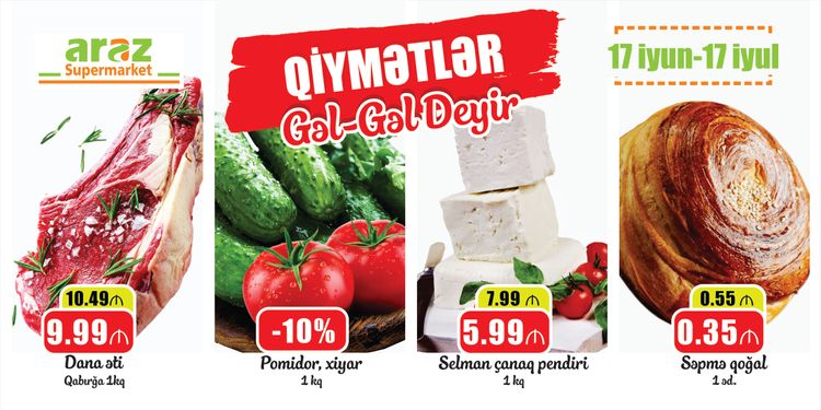 <font color=red>®</font> Araz Supermarketlər Şəbəkəsində “Yaz meyvələri” festivalı keçirilir
