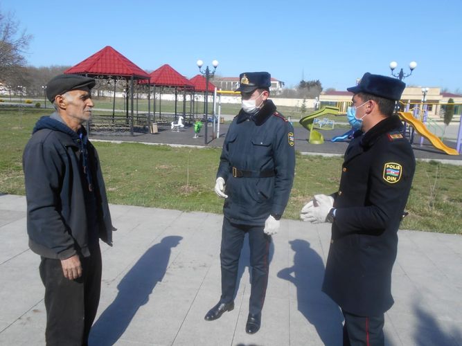 Xızıda küçəyə çıxan yaşlılara xəbərdarlıq edilib - FOTOLENT