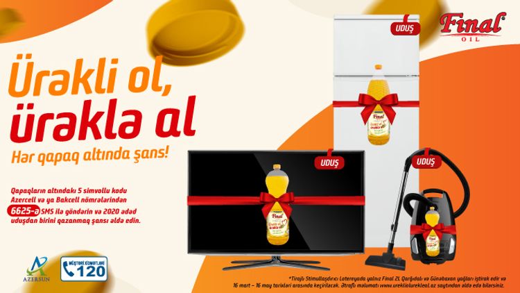 “Ürəkli ol, Ürəklə əl” adlı lotereyanın ilk uduş tirajı keçirildi