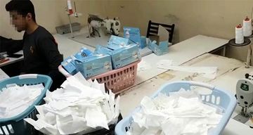 Türkiyədə 1 milyon saxta maska istehsal edən suriyalı iş adamı saxlanıldı