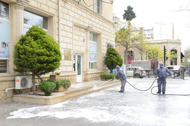  Koronavirusla mübarizə üçün dezinfeksiyaedici vasitələr verilib