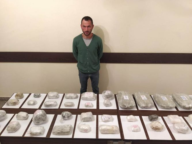 Sərhədçilər 22 kilodan çox narkotik ələ keçirdi - FOTO