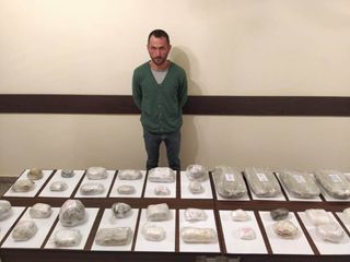 Sərhədçilər 22 kilodan çox narkotik ələ keçirdi - FOTO