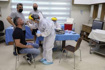 "Qarabağ" koronavirus testindən keçdi - FOTOLENT