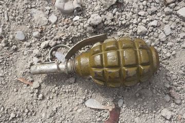 Bakıda uşaq bağçasının yanında əl qumbarası tapıldı