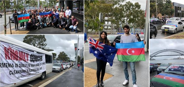 Ermənilər soydaşlarımızın aksiyasına mane olmaq istədilər - FOTO