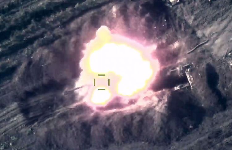 Düşmənin iki artilleriya batareyası məhv edilib - MN