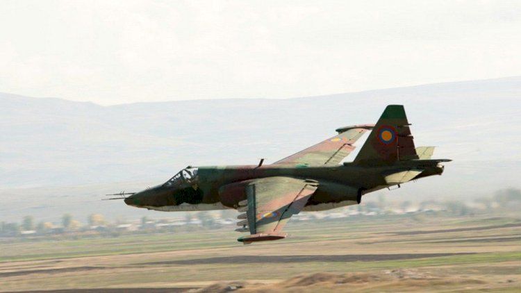 Ermənilərin daha bir Su-25-i məhv edildi - RƏSMİ