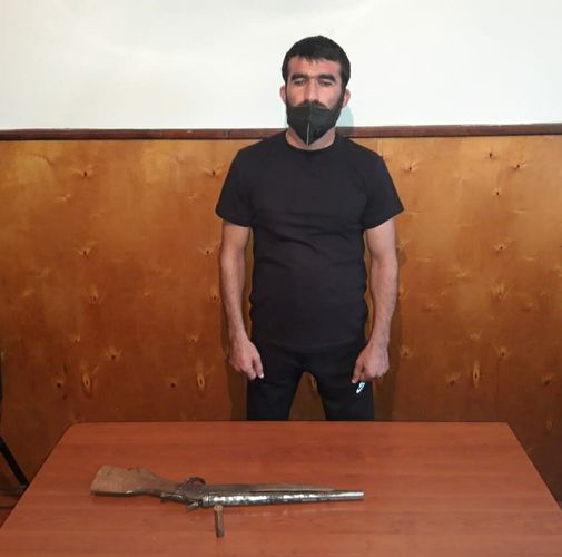 Xuliqanlıq edən odlu silahla saxlanıldı 