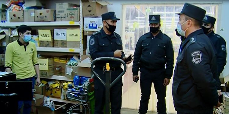 Aptek və supermarketlərdə maska reydi - FOTO