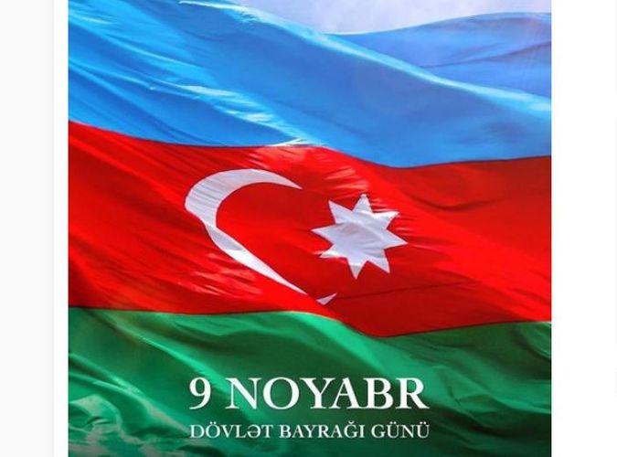 Mehriban Əliyeva Dövlət Bayrağı Günü münasibətilə Azərbaycan xalqını təbrik etdi