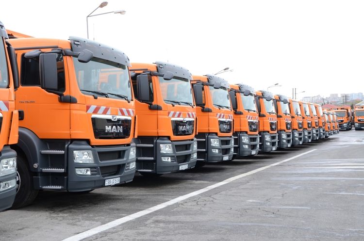 Bakıya xüsusi təyinatlı yeni texnika gətirildi