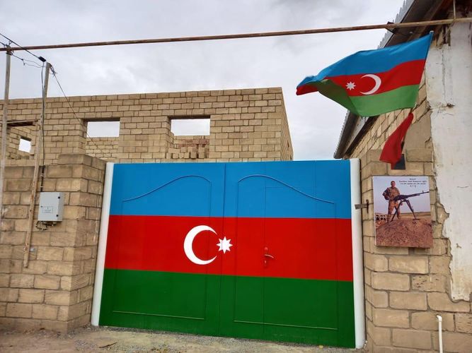 Nazirlik şəhidin yarımçıq qalmış evini tikəcək  - FOTO