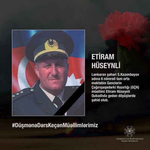 Daha bir şəhid müəllimimiz
