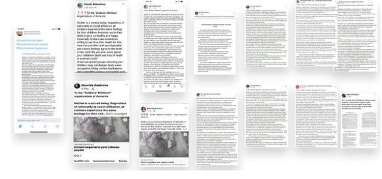 Qadınlarımızdan Ermənistanın “Əsgər anaları” təşkilatına müraciət: "Analığın milliyyəti yoxdur"