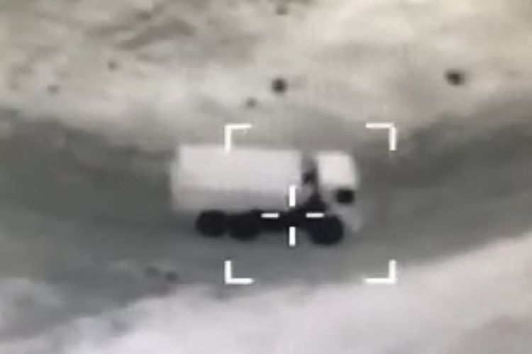 Düşmənin zirehli texnikaları, atəş-dəstək və təminat vasitələri məhv edilib - VİDEO