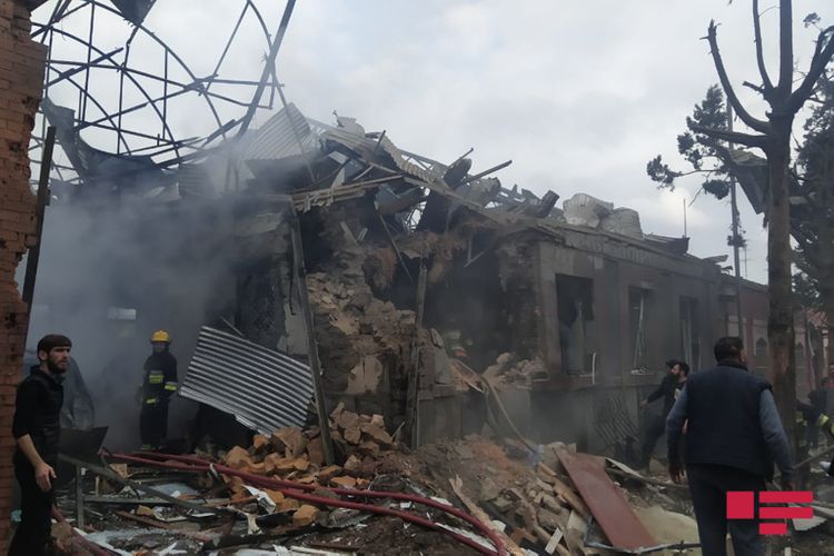 Erməni hücumundan mülki obyektlərə dəyən ziyan qiymətləndirilir - FHN