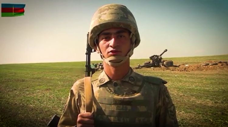 "Mətanət və cəsarətlə döyüşürük" - Azərbaycan əsgəri - VİDEO