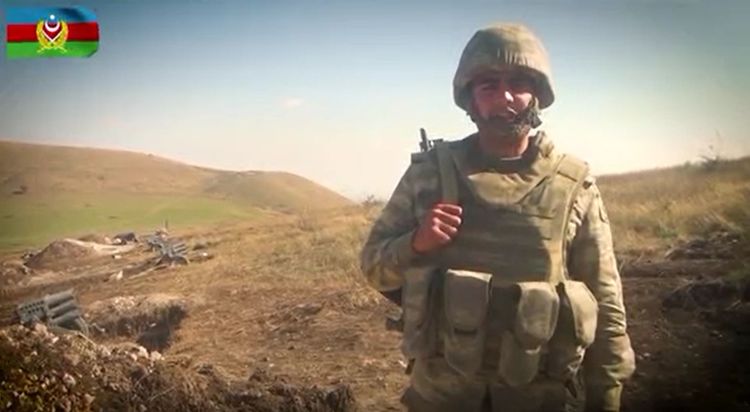 "Fəxr edirəm ki, torpaqlarımızın azadlığı üçün döyüşürəm" - VİDEO