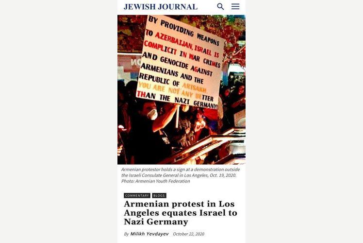 Los Ancelesdə erməni lobbisinə qarşı CİDDİ NARAZILIQ